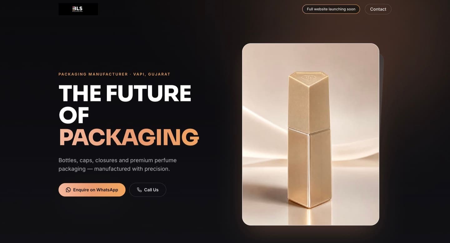 BLS Packaging — Websites project by OM Marketing Solutions